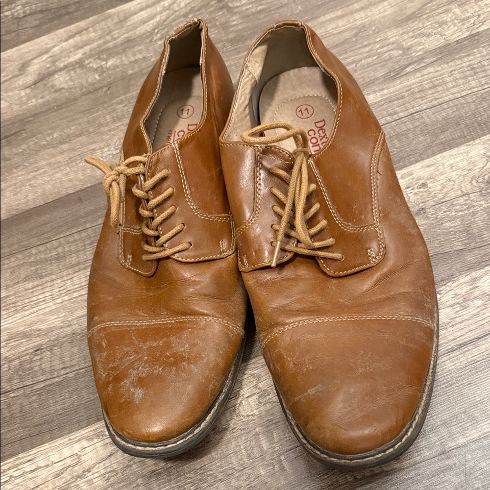 Dexter Comfort Sz 11 Brown Leather Men's Shoes